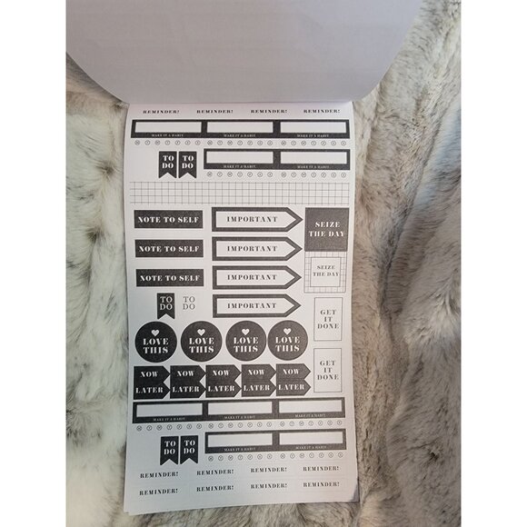 Sticker Book With 6 Sheets 8.5 X 4.75 In For Planning & Organization - Picture 3 of 4